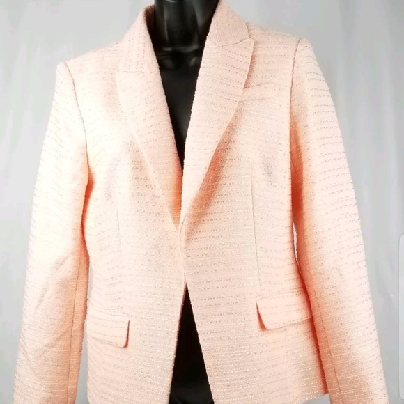 Calvin Klein Womans Textured Flyaway Jacket Sz 6 - Picture 4 of 8